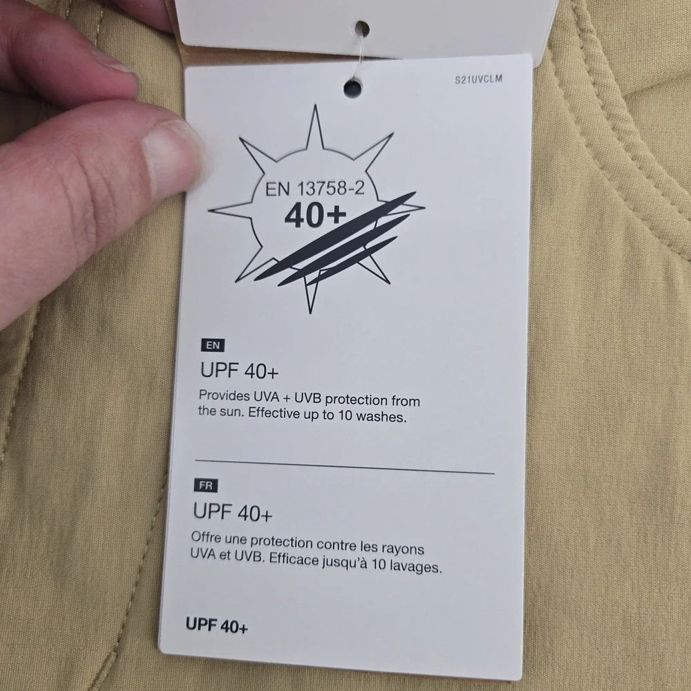 The North Face Pants Mens 34 Short Sprag 5 Pocket Khaki Stone UV Water Repellent